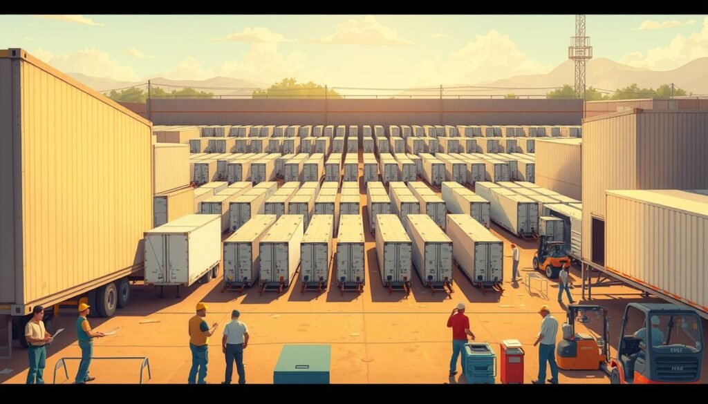 servicios de renta de cajas de tráiler